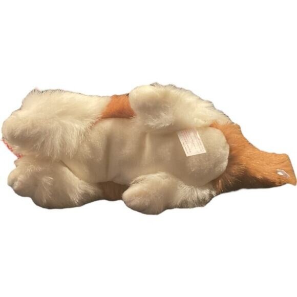 The Gingham Dog & The Calico Cat Plush Toy With Bow Vintage 12" - Picture 8 of 11